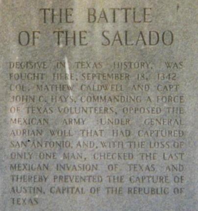 Monument at the Battle grounds